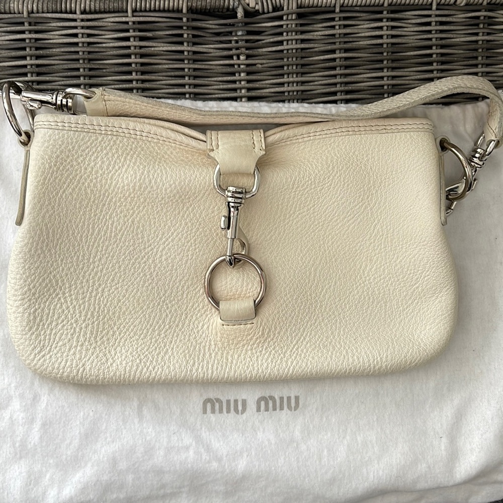 Miu miu leather handbag
